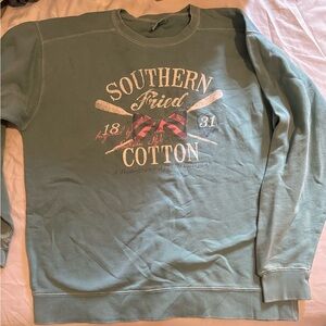 Southern Fried Cotton Men's Green Sweater